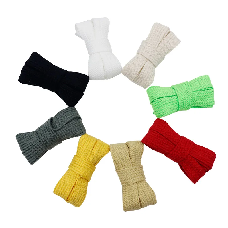 High Quality 3/4' Fat Shoe Laces 39'-55'Length Flat Thick Wide Jumbo Shoelaces Replacement Laces for Sneakers