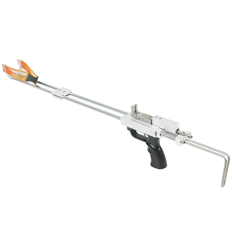 Silver Wolf  Hunting Catapult Stainless Steel Outdoor Slingshot with High Quality Latex Rubber Band