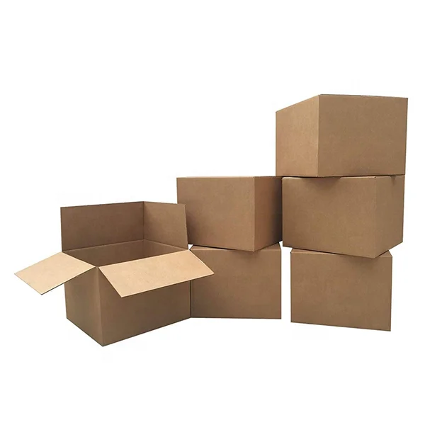 Wholesale Customized Printed Large Middle Kraft Paper Mail Order Cartons, Logo Printed