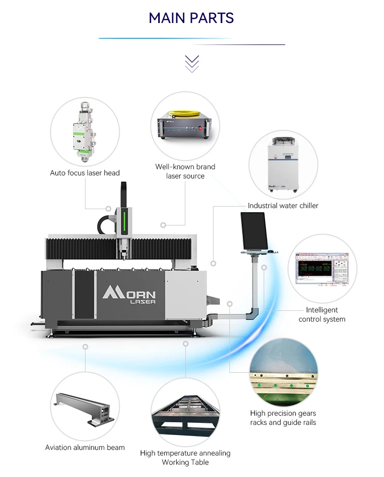 3000W/6000W  metal fiber laser cutting machine for sale