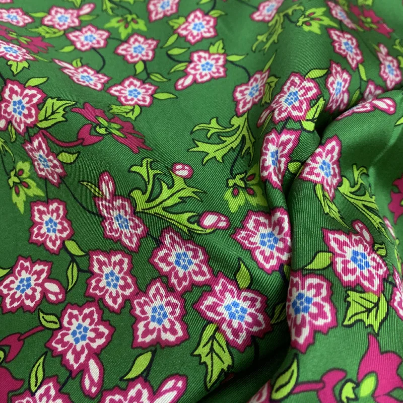 Индивидуальный дизайн, Печатный 100% Шелковый саржевый 18 мм тяжелый Шелковый саржевый хиджаб