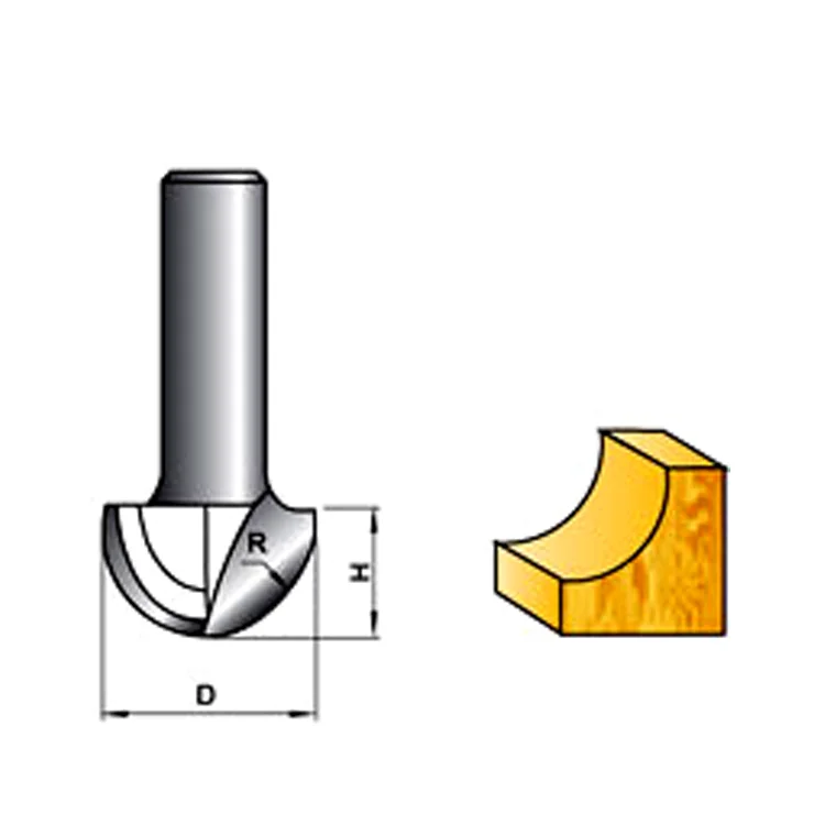 Customized red Woodworking TCT Tungsten Carbide Router Bits