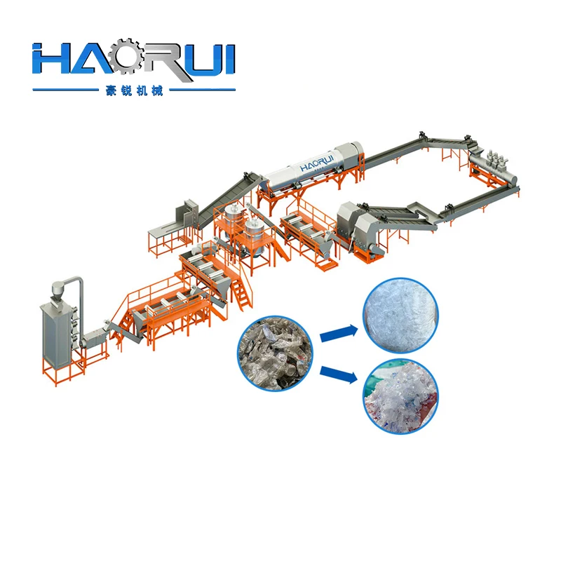 Plastic Recycling Machine Line Plant waste plastic PET bottle recycling extruder machine
