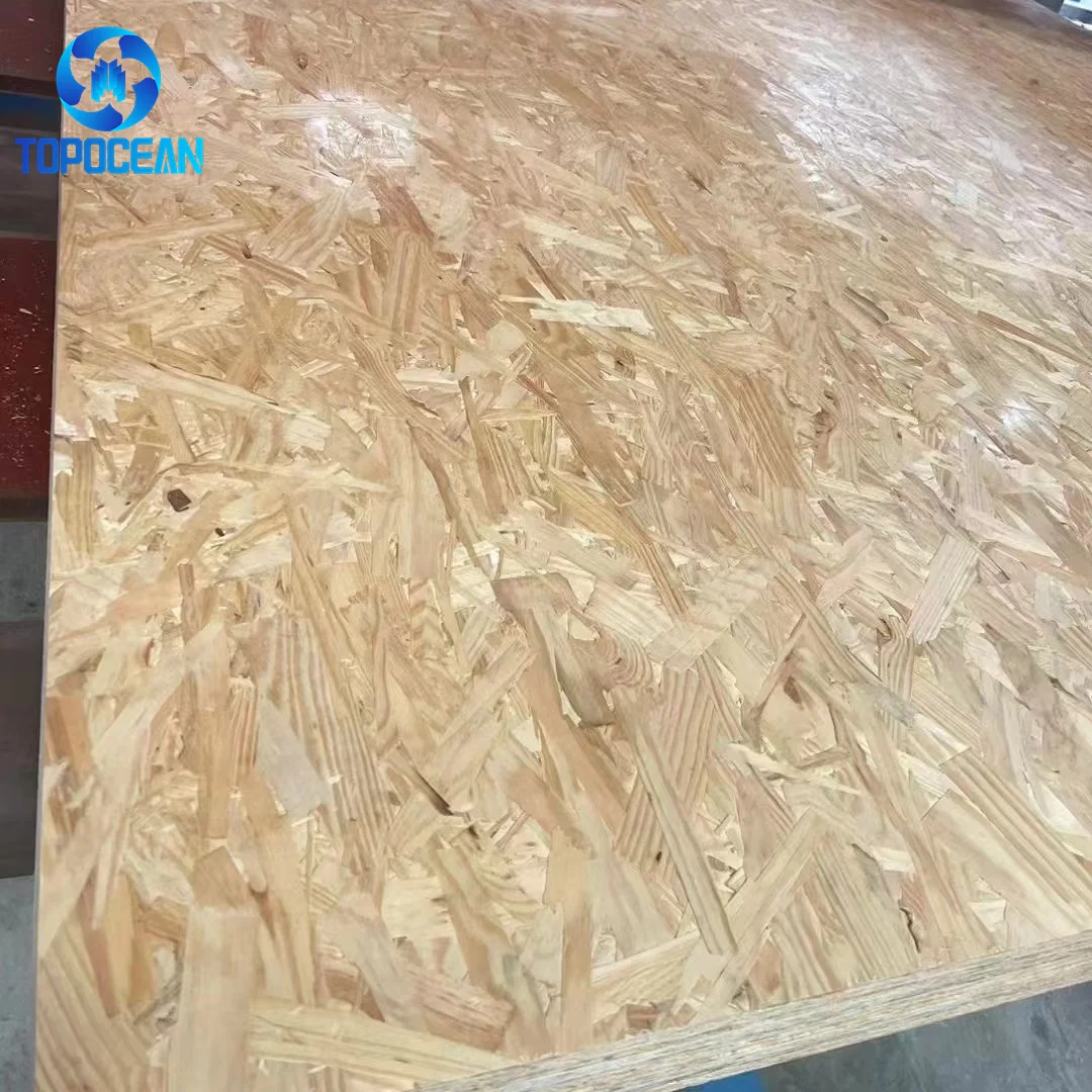 TOPOCEAN FSC Certificate 1220*2745 22mm 1 2 OSB Wood Panel Building Use Oriented Strand Board For Construction
