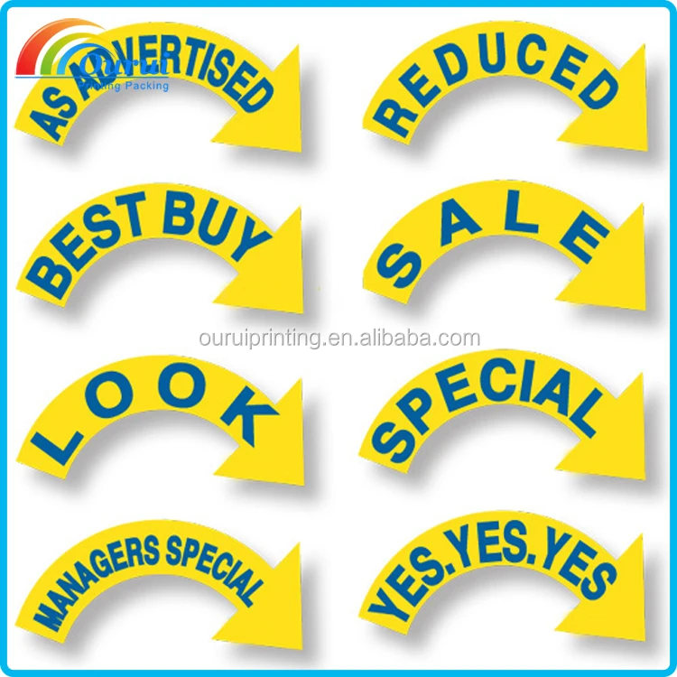 Provide design and customizable exquisite car stickers for sale car tag sticker used car resale unmarked reverse sticker