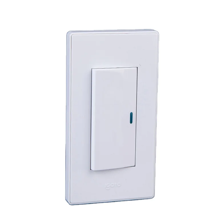 Igoto American Style A511 1gang electrical push button light wall switch