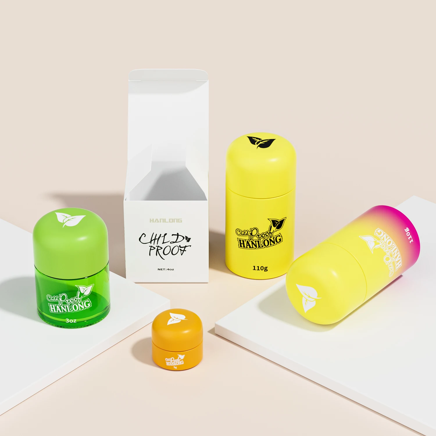 Герметичный контейнер с крышкой 5 г 50 70 110