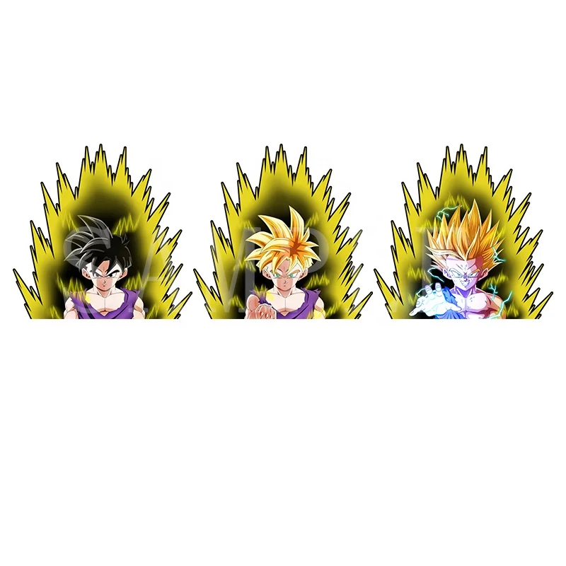 3D Переводные картинки в стиле аниме для мальчиков с разными конструкциями водонепроницаемые автомобильные наклейки движением холодильников