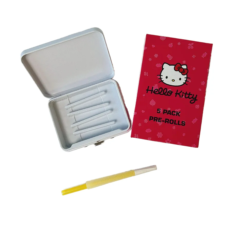 Child Resistant Herb Tobacco Pre-Roll tinplate Packaging Cigarette Packaging Child Proof Cr Tin Box for prerolled cones
