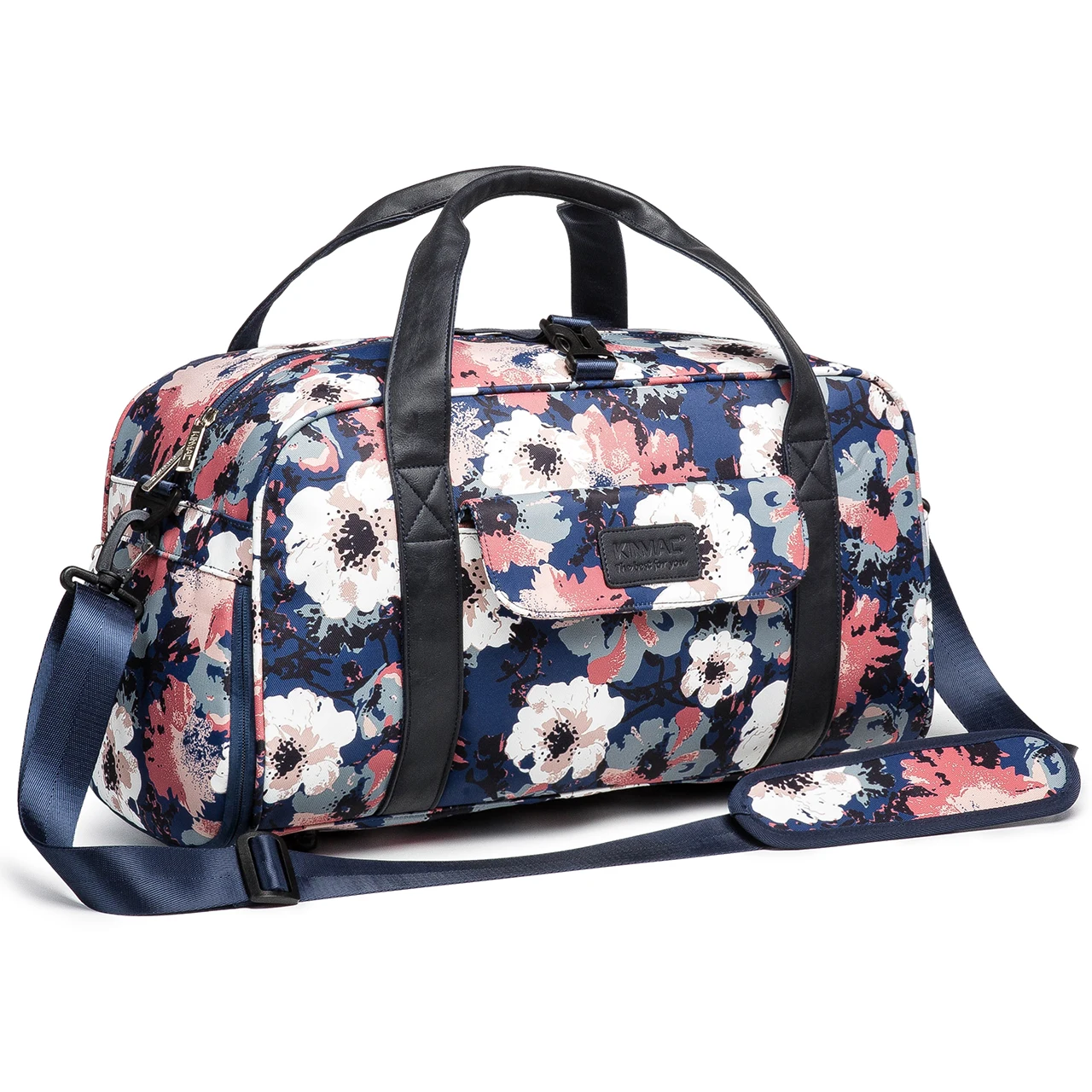 Спортивная сумка Kinmac Camellia милая с защитой от кражи Для Путешествий Походов фирменная без рисунка для сотового телефона девочек модная черная индивидуальным принтом