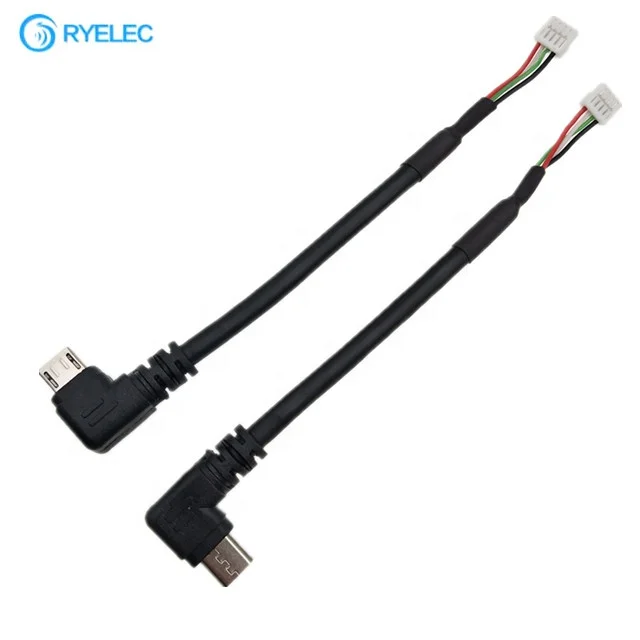  Прямоугольный Micro Usb Штекерный разъем для Jst Gh 4pin 1 25 мм кабель передачи данных коммуникационного