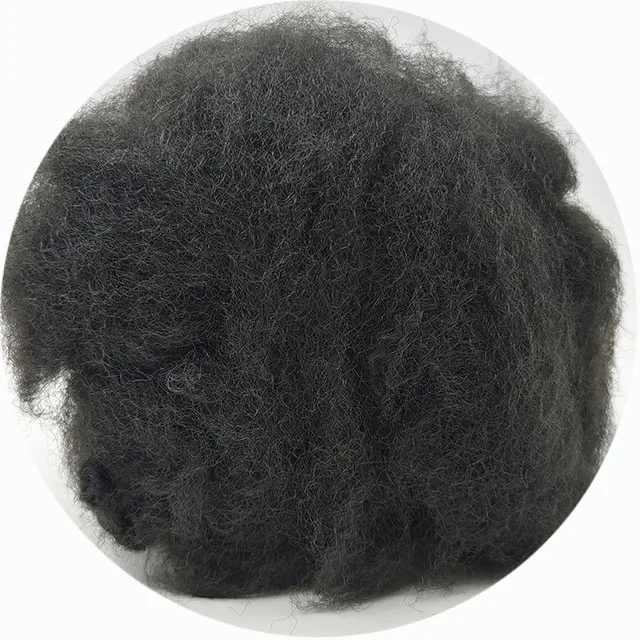 18D 64MM Raw Virgin Black Nylon Fiber Orginal China