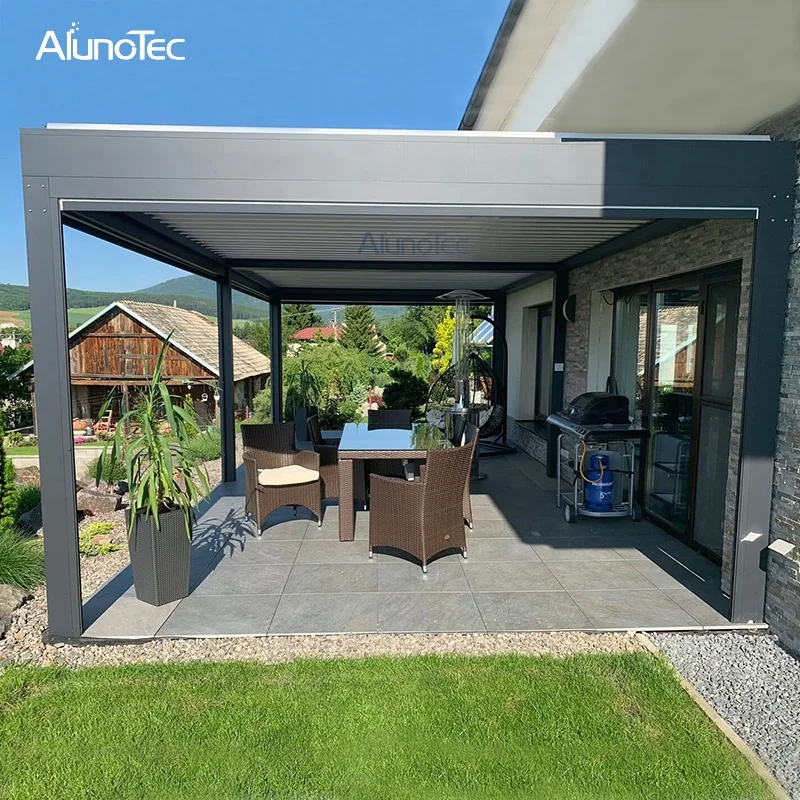 Factory Offering Patio Balcony Metal Pergola Gazebo Roof Cover AP-L202 Model