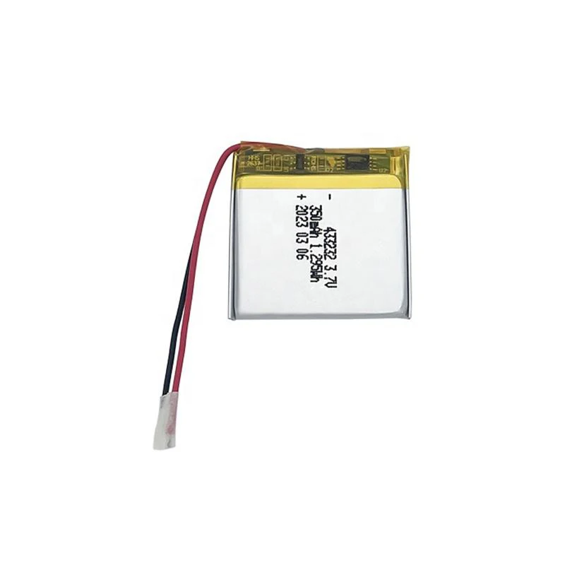 Square Lipo Battery Cell 433232 3.7V 350mAh rechargeable Mini Fans Drones li polymer battery