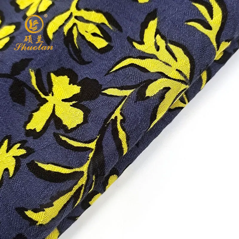 Fabric for Dresses Rayon Viscose 100% Viscose Woven Plain Printed Fabric Poplin Fabric Hebei Professional Service Viscose Shirt