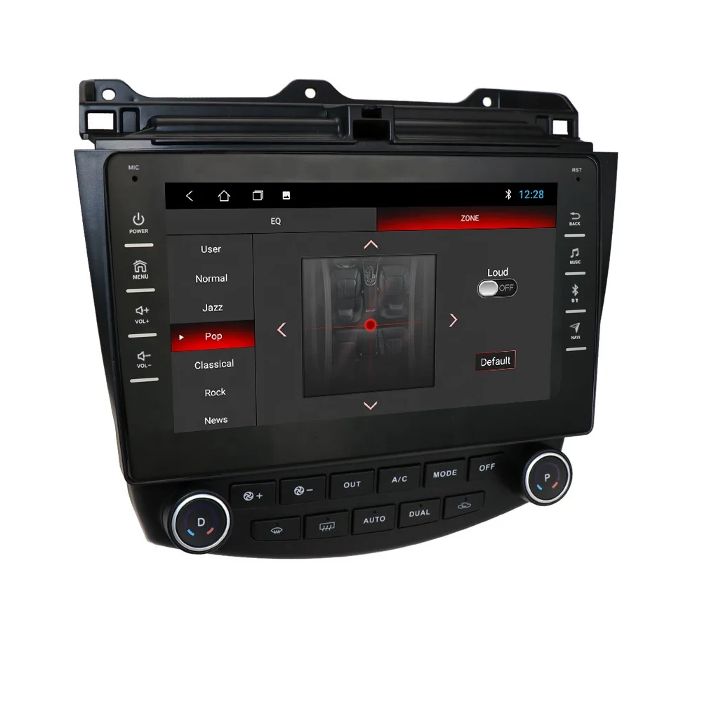 Android 10 4 Core 2+16GB GPS Navigation WIFI BT Multimedia Car Video Audio for Honda Accord 7 Radio Stereo