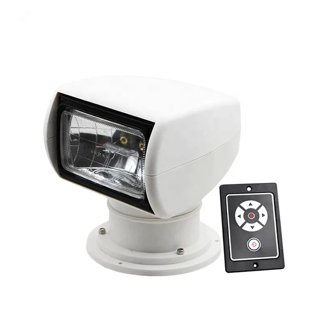 Marine 12V Waterproof Lamp 360 Degree Yacht Boat Led Rotate Search Light Surface Mounting For Boat