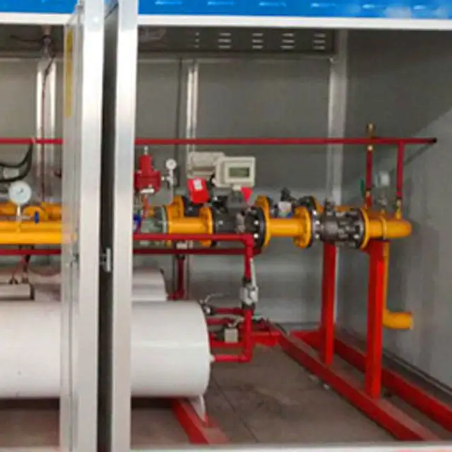 Gas Station Equipment Cng Reducer Decompression Skid Cng Regulator For Cng Skid Station