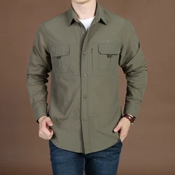 Мужские тактические Мягкие Рубашки для кемпинга и рыбалки