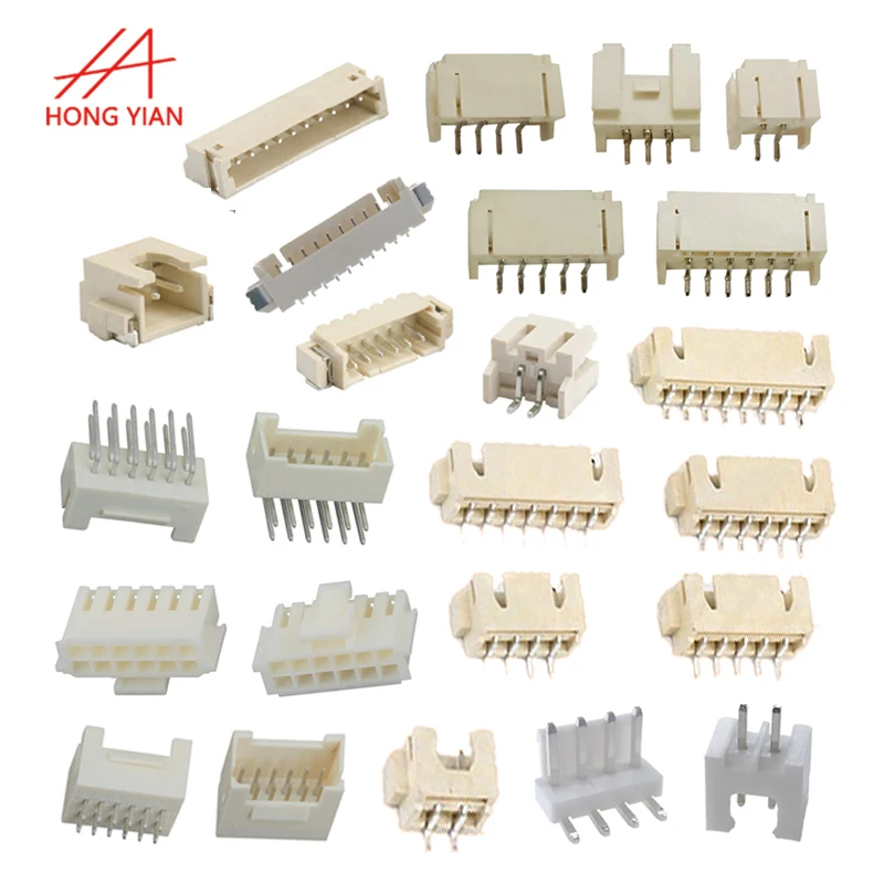 XH VH 3.96 mm Pitch 90 Degree Straight Crimp Wafer Header Terminal Connector 2 3 4 5 8 10 pin Integrated Circuit JST Connector