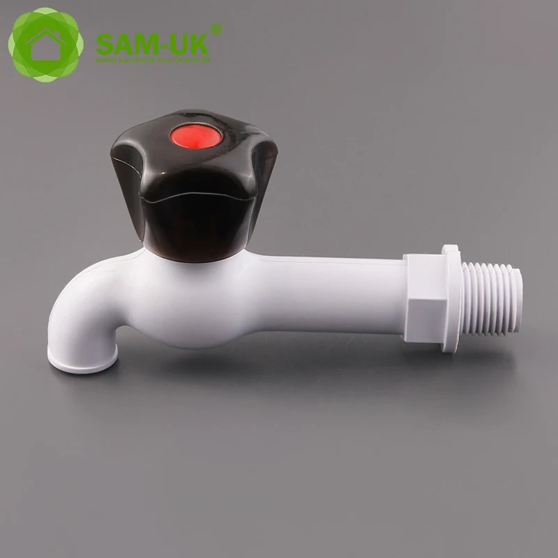 High quality faucets of various specifications can be customized pvc wall mounted taps