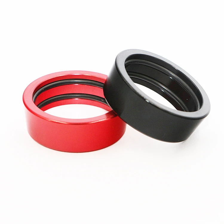 Custom CNC Lathe Processing Bicycle Handlebar Fixing Ring Anodized Aluminum Alloy Bike Modified Parts