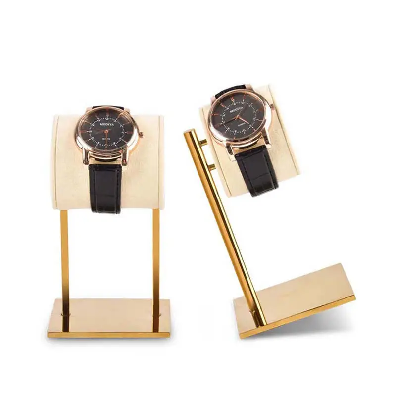 Jinsky High-end Metal Display Stand Pendant Necklace Watch Bracelet Multi Color Suede Watch Display Stand