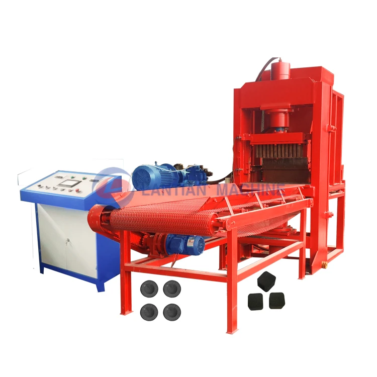 Hydraulic charcoal punch press palm olive slag nut shell briquette machines coconut charcoal press machine