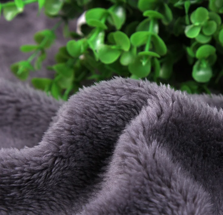 BSCI Factory Sale Super Soft 100% Polyester Knitted Beiji-velvet Faux Fur Fleece Fabric