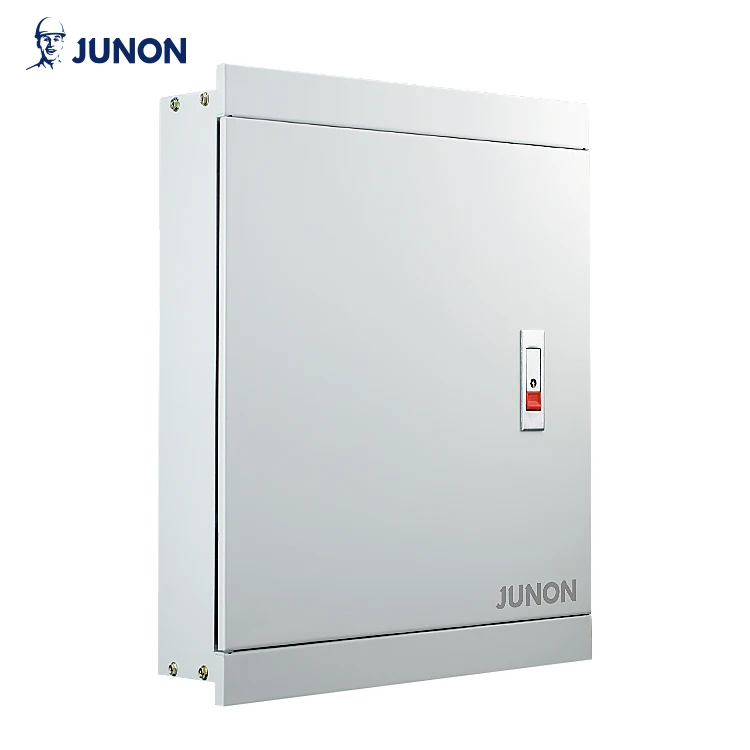 MCB Three-phase Distribution Board Model E (the place for main switch with MCB) Flushed Mounted with Iron lock