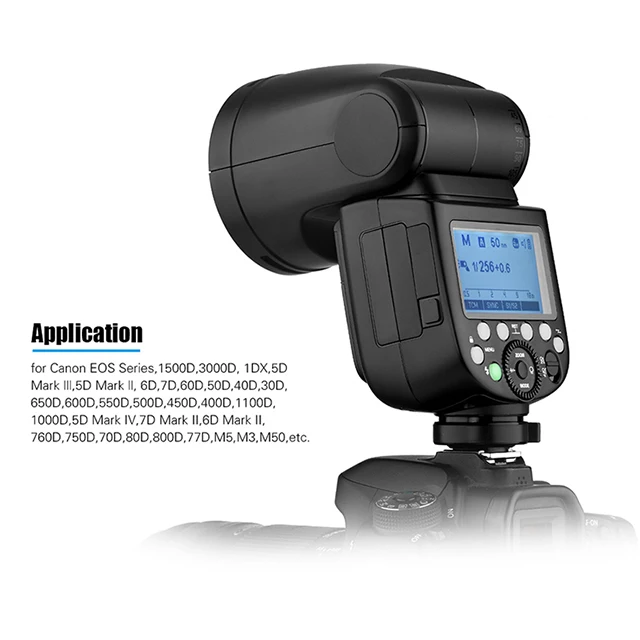 
Professional Godox V1TTL Li-ion Round Head Camera Flash Light Speedlite for Studio Camera Accessories 