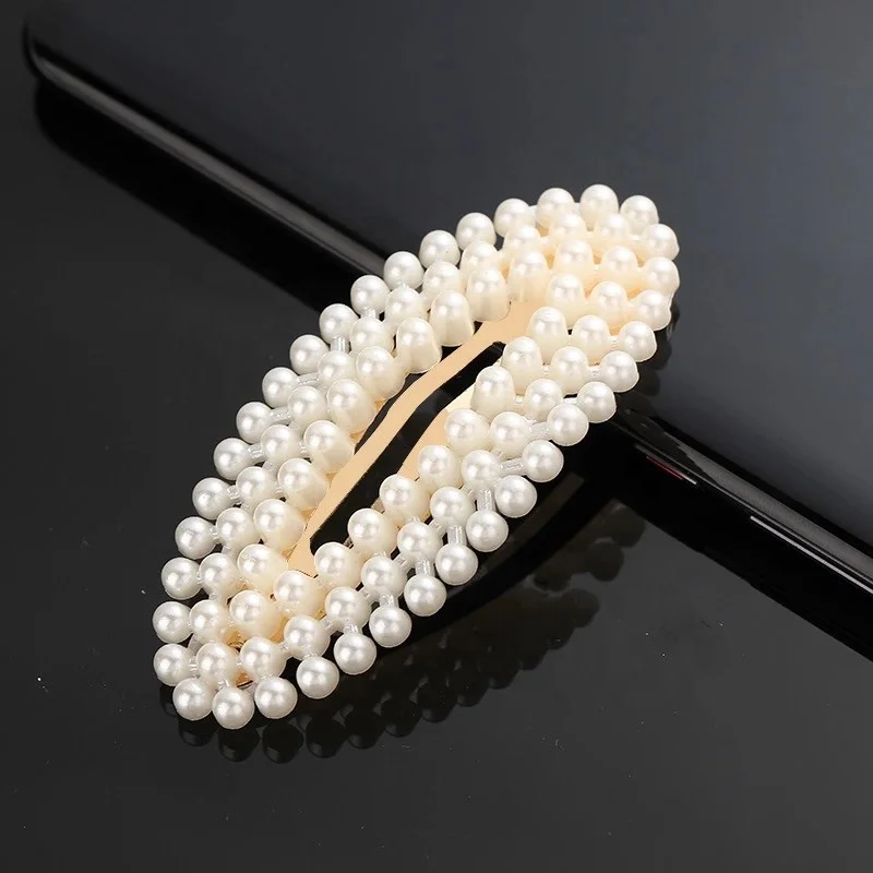 
Wedding Party Hair Accessory Fancy Cute Decorative Hair Pins Korea Style Fashion Pearl Hair Pin 