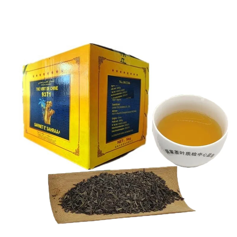 HN03 wholesale factory price negotiable Hot sale special ChunMee 9371 5kg cha Chinese Green tea