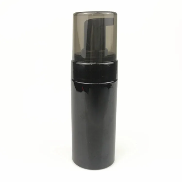 
empty black plastic foam pump bottles cosmetic packaging 100ml 120ml 150ml 200ml shampoo pump lotion bottle 
