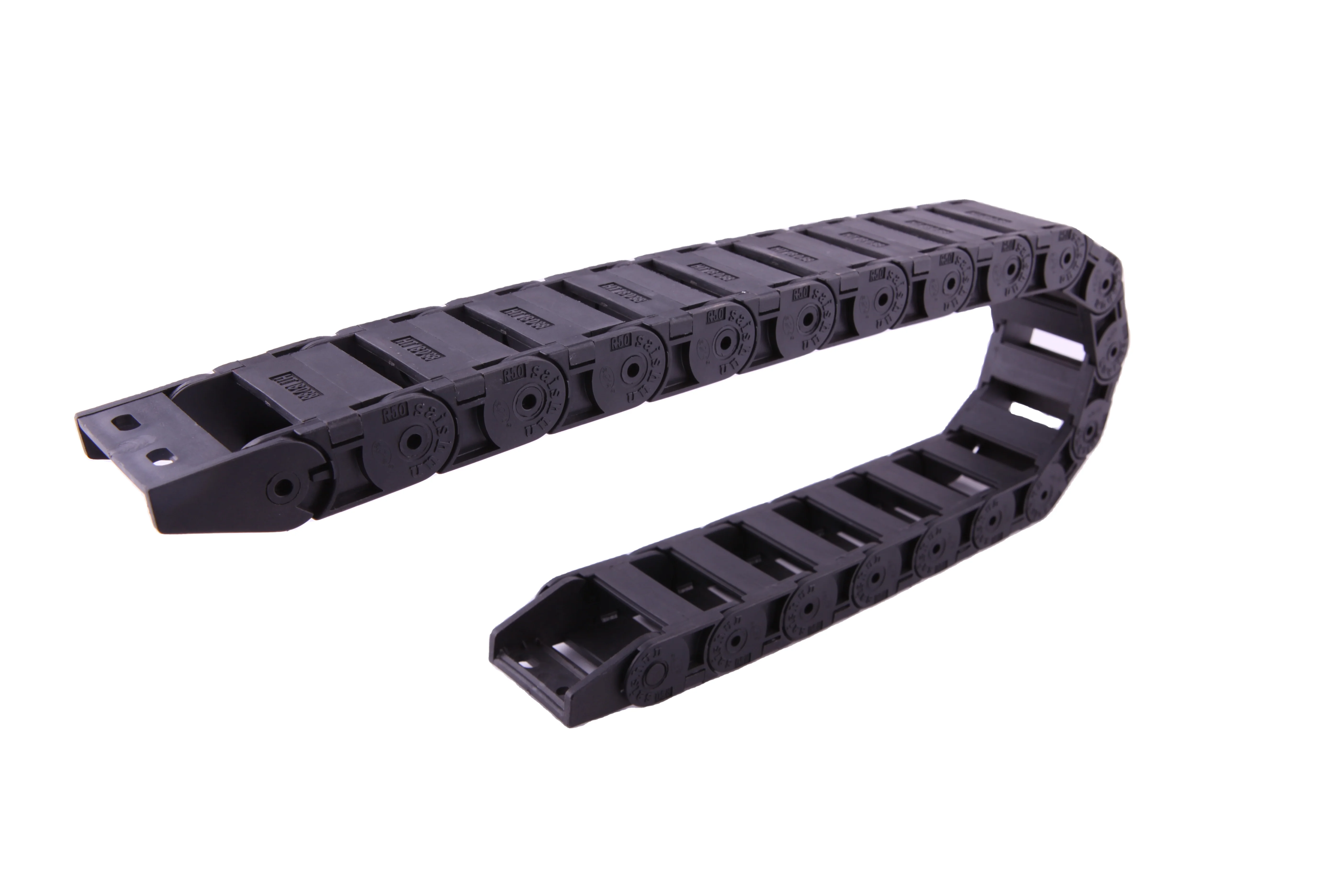 CNC Flexible Nylon Plastic Track PA66 Towing Drag Chain