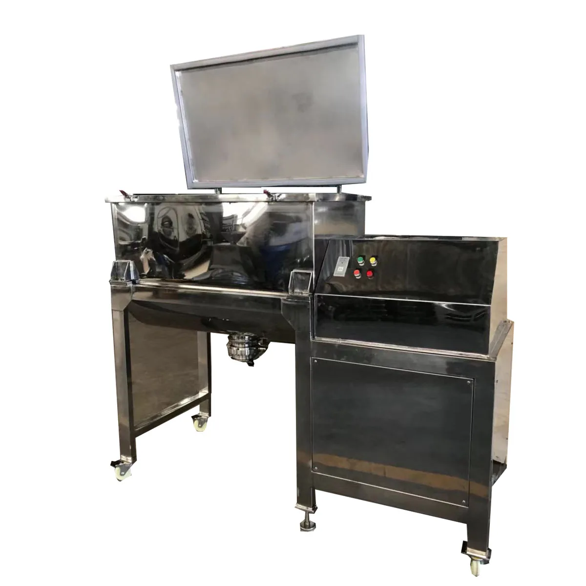 Chemical dry coconut detergent soap color paint ribbon powder mixer machine