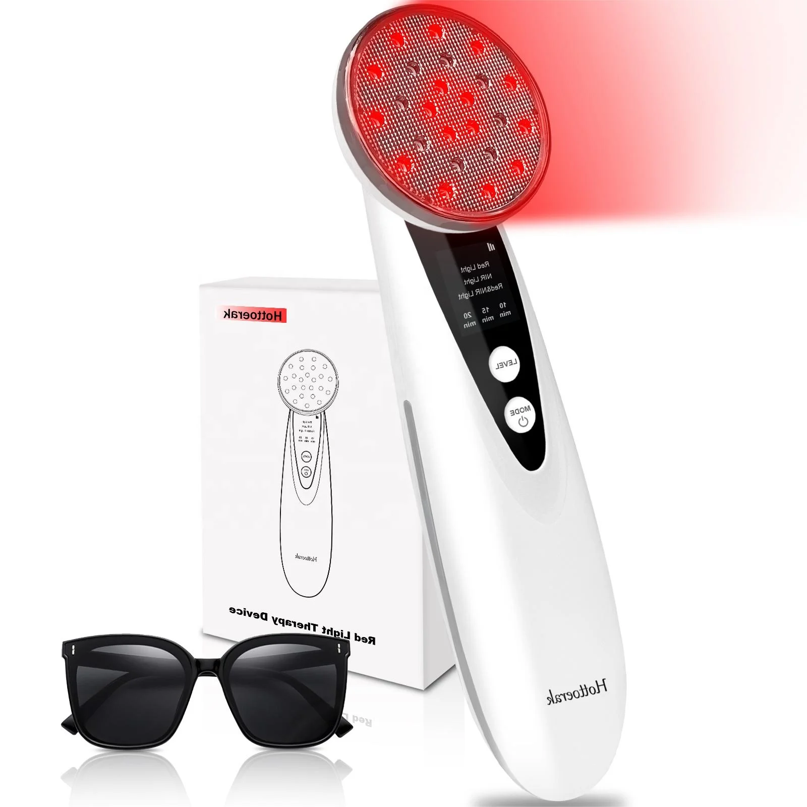 Portable Red Light Therapy Near Infrared Light Therapy 660nm & 850nm at Home Pain Relief, Neck, Knee