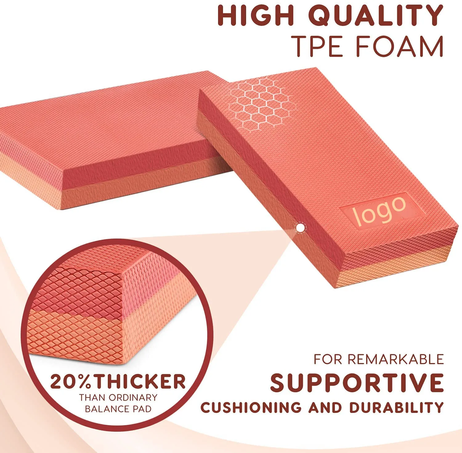 Foam Balance Pads for Physical Therapy and Balance Exercises, Suitable for Home, Work, Rehabilitation