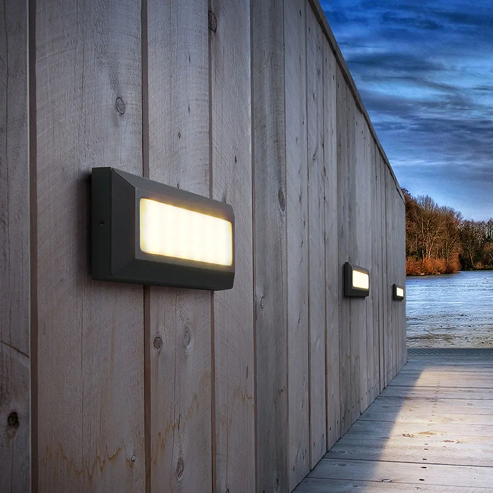 China Factories 3000K Outdoor Led Step Lights Staircase Day Light Outdoor Stair Wall Light