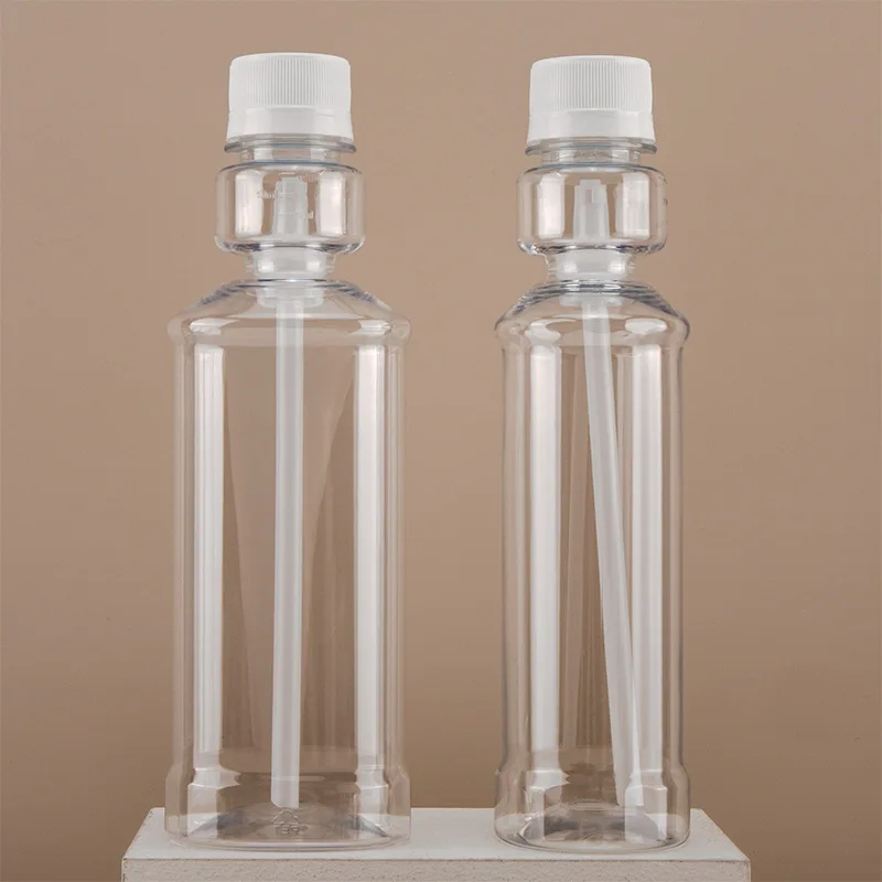 Cheap Price New 250ml PET Bottles Cosmetics Mouthwash Plastic Mouthwash Squeeze Bottle With Graduated Scale