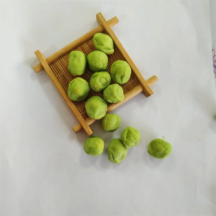 
Healthy Snack Food For Vegetarians Wasabi Mustard Coated Peanut 