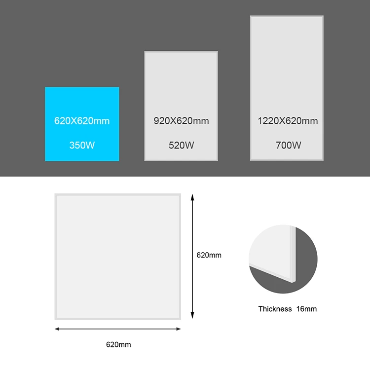Desktop Heaters Infrared Heating Panel Under Table For Office