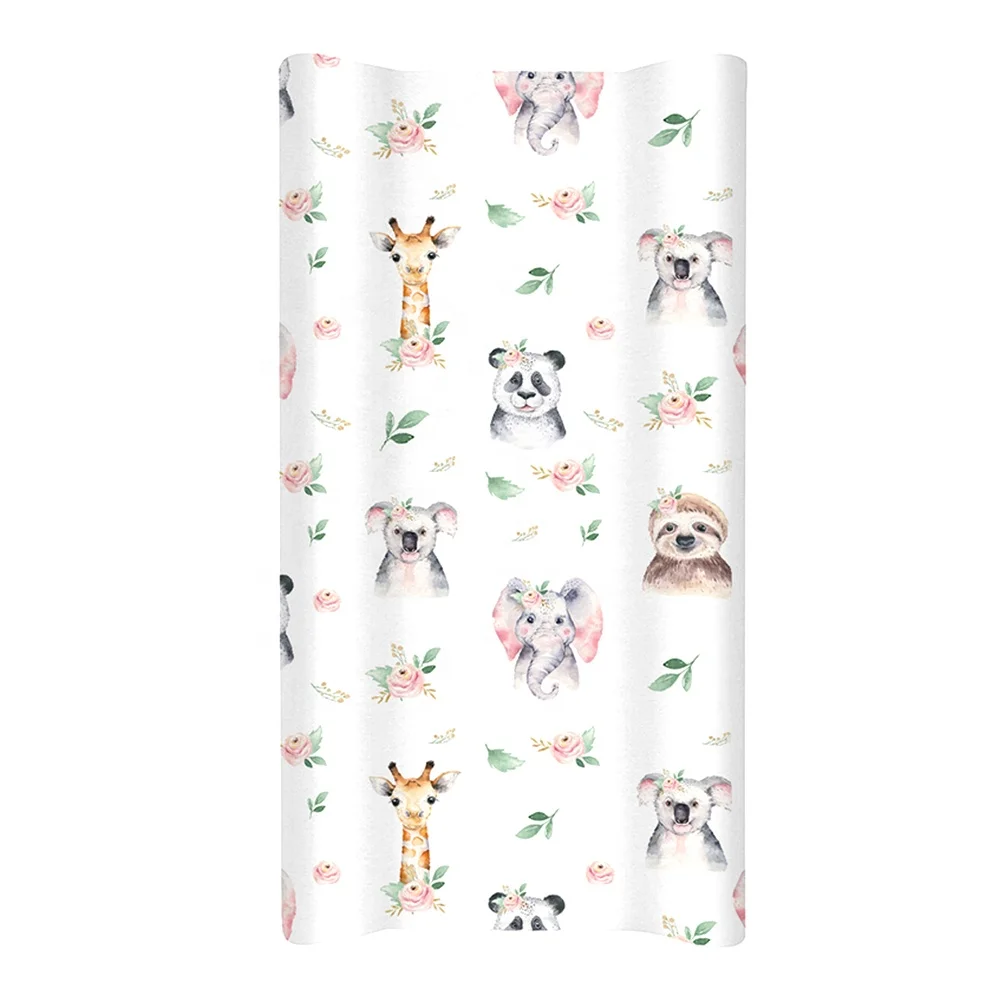 Baby mini crib sheet baby bedding set crib playard sheet changing pad cover knitted fitted cot sheet custom