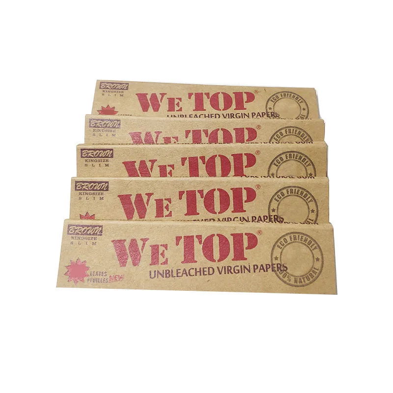 Бумага для курения WETOP, коричневая бумага большого размера XL