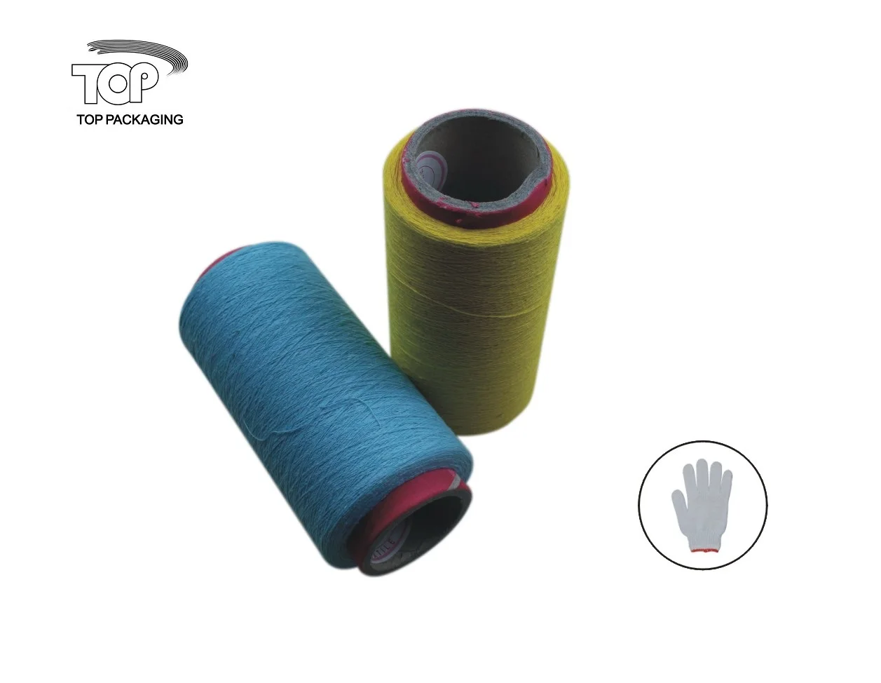 Красные окрашенные хлопковые носки с открытым концом