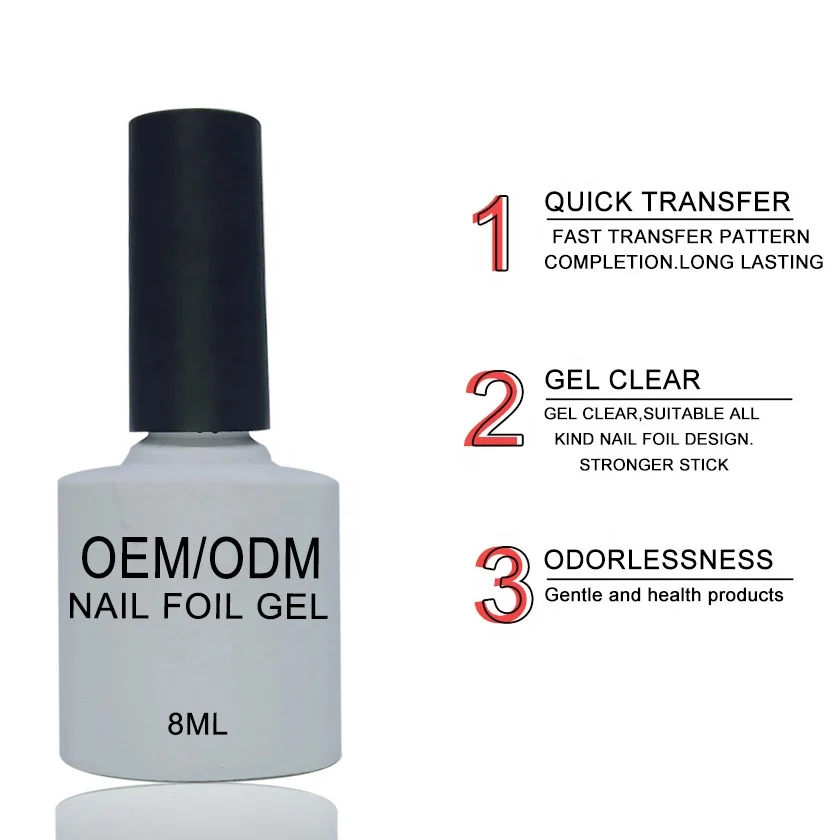 HZ 2021 new arrive complete design sticky transfer foil gel nail gel polish for nail art decoration