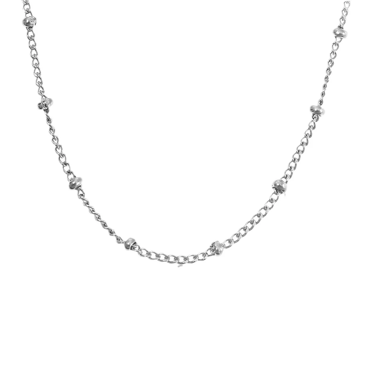 Custom Fashion Ball Chain Necklace Chains Stainless Steel Gold Women Chain With Beads Necklaces