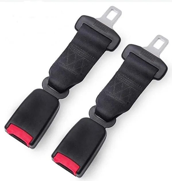 new design car seat belt for overweight and pregnant Polyester+Steel safety car seat belt buckle extender universal