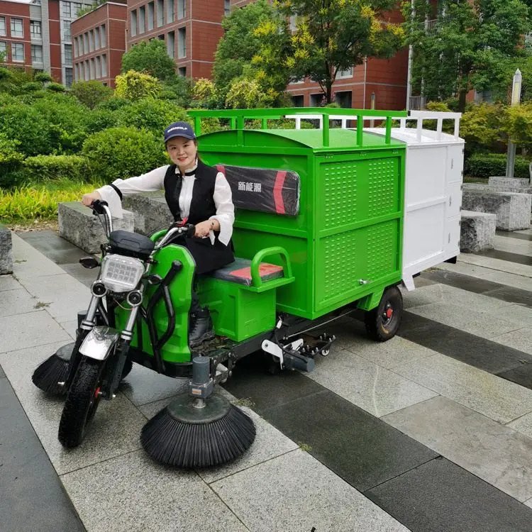 park road cleaning sweeper vacuum leaf cleaner electric parking lot sweepers