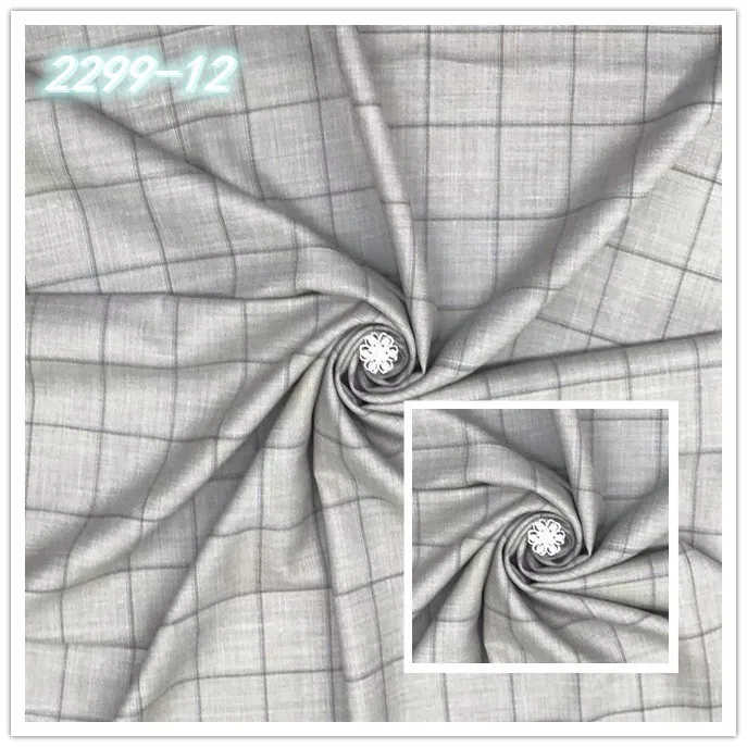 FL2399 80 Merino wool 15 mulberry silk 5 linen worsted wool blend fabric pure silk blend suiting fabric for men jacket material